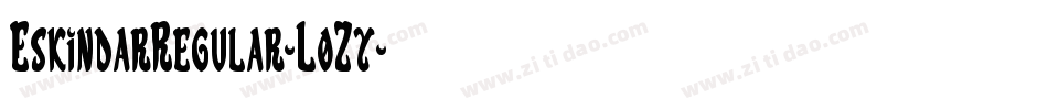 EskindarRegular-L0Zy字体转换