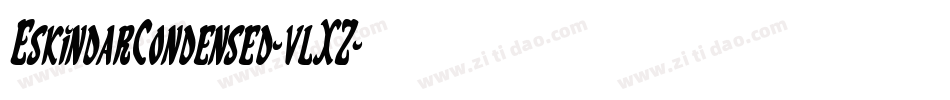 EskindarCondensed-vlXZ字体转换
