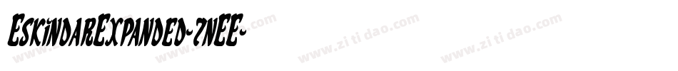 EskindarExpanded-7nEE字体转换