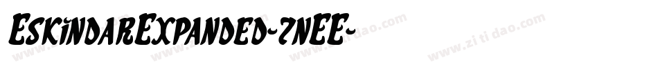 EskindarExpanded-7nEE字体转换