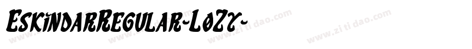 EskindarRegular-L0Zy字体转换