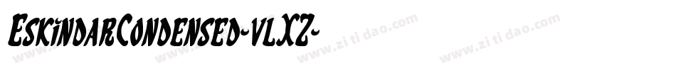 EskindarCondensed-vlXZ字体转换