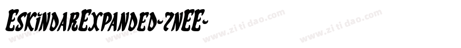 EskindarExpanded-7nEE字体转换