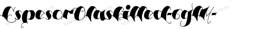 EspesorOlasFilled-6gYM字体转换