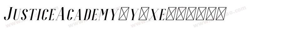 JusticeAcademy-y9xe字体转换