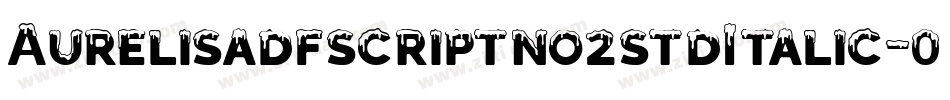 Aurelisadfscriptno2stdItalic-0G2z字体转换