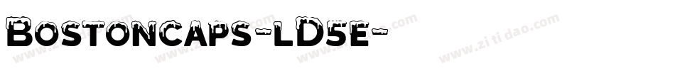 Bostoncaps-lD5e字体转换