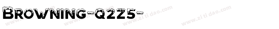 Browning-q2z5字体转换