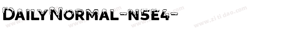 DailyNormal-n5e4字体转换