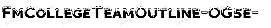 FmCollegeTeamOutline-OG5e字体转换