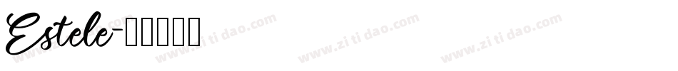 Estele字体转换