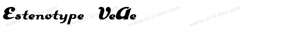 Estenotype-VeAe字体转换
