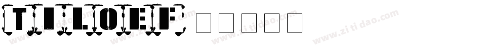 TiloEF字体转换
