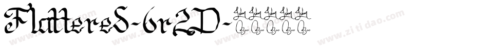 Flattered-6r2D字体转换