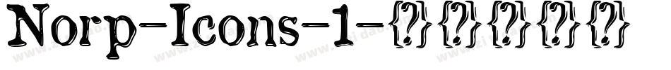 Norp-Icons-1字体转换