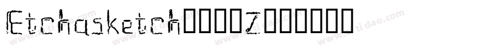 Etchasketch-122Z字体转换