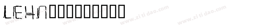LEHN122字体转换