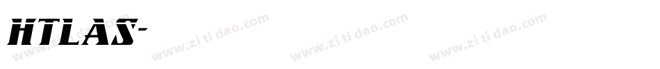 Htlas字体转换