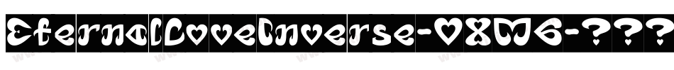 EternalLoveInverse-O8M6字体转换