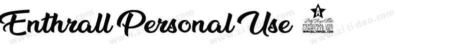 Enthrall-Personal-Use-2字体转换