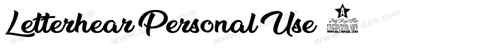 Letterhear-Personal-Use-2字体转换