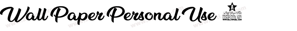 Wall-Paper-Personal-Use-2字体转换