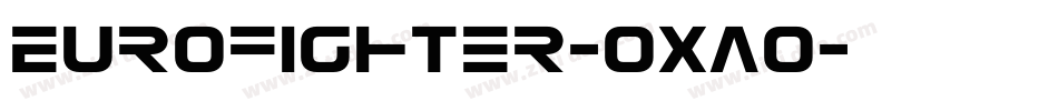 Eurofighter-OXao字体转换