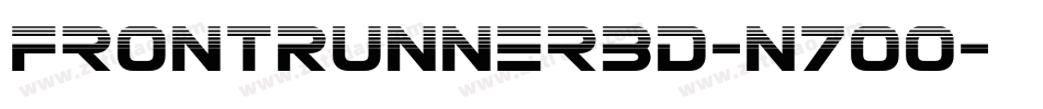 FrontRunner3D-n7oO字体转换