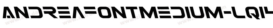 AndreafontMedium-Lq14字体转换