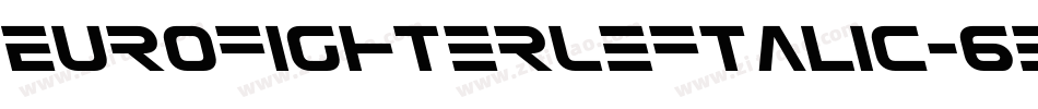EurofighterLeftalic-63lq字体转换