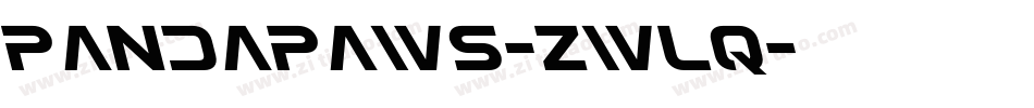 PandaPaws-ZwLq字体转换