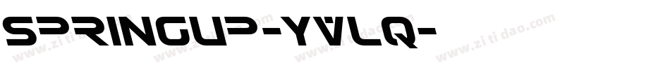 SpringUp-yVLq字体转换