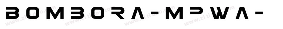 Bombora-mpWa字体转换