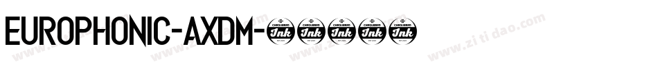 Europhonic-AXdM字体转换