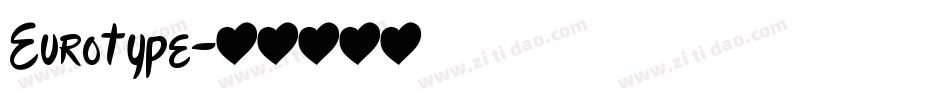 Eurotype字体转换