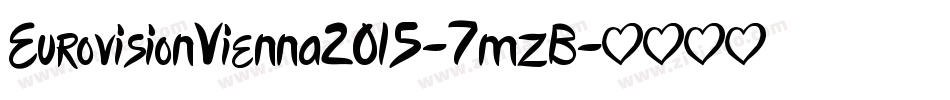 EurovisionVienna2015-7mzB字体转换