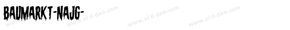 Baumarkt-nAJg字体转换 Baumarkt-nAJg字体转换