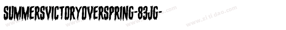 Summersvictoryoverspring-83Jg字体转换 Summersvictoryoverspring-83Jg字体转换