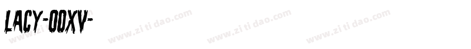 Lacy-0oXv字体转换