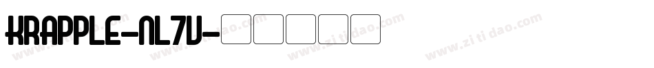 KrApple-nL7V字体转换