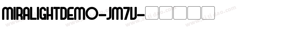 MiralightDemo-jM7v字体转换