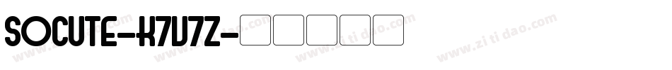 SoCute-K7V7Z字体转换