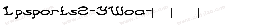 Lpsports2-YWoa字体转换