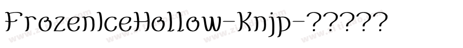 FrozenIceHollow-Knjp字体转换