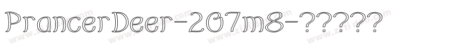 PrancerDeer-2O7m8字体转换