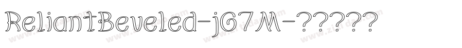 ReliantBeveled-jG7M字体转换