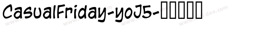 CasualFriday-yoJ5字体转换