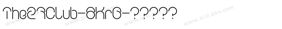 The27Club-8KrB字体转换