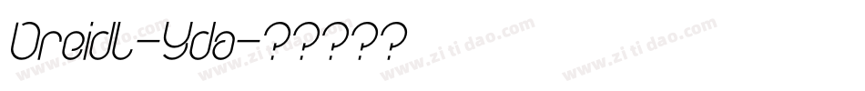 Dreidl-Yda字体转换