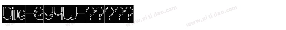 Dive-2Y4W字体转换